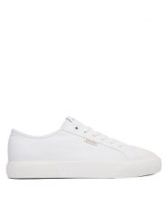Calvin Klein Trampki Vulc Laceup Cv HM0HM02121 Biały. Białe trampki CALVIN KLEIN, m, bez wzorów, bez zapięcia. Za 329.99 zł.