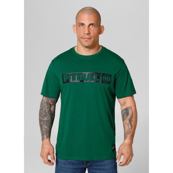 Koszulka bawełniana sportowy t-shirt dla dorosłych Hilltop. Czarne t-shirty sportowe PITBULL, bez wzorów, z bawełny, bez ramiączek. Za 89.00 zł.