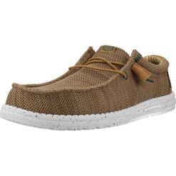 Buty HEY DUDE WALLY STRETCH SOX Brązowy. Brązowe buty trekkingowe PRO BRANDS, bez wzorów, z tkaniny, bez zapięcia, trekkingowe. Za 283.99 zł.
