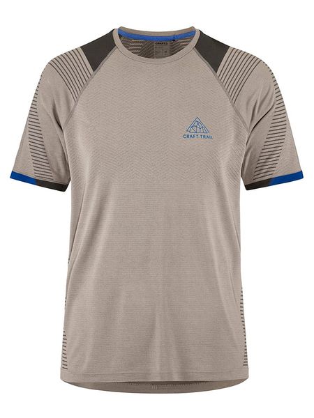 Craft Koszulka "PRO Trail Fuseknit" w kolorze beżowym do biegania rozmiar: XL. Brązowe t-shirty sportowe Craft, bez wzorów, z poliamidu, bez ramiączek, do biegania. Za 140.53 zł.