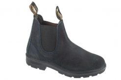 Sztyblety unisex, Chelsea Boots. Niebieskie sztyblety Blundstone, bez wzorów, z materiału, bez obcasa, bez zapięcia. Za 819.99 zł.