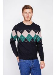 C& Jo Sweter w kolorze czarnym rozmiar: 44. Czarne swetry nierozpinane C& Jo, bez wzorów, bez kołnierzyka, bez ramiączek. Za 130.99 zł.