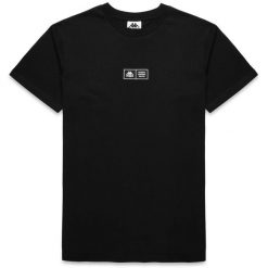 Koszulka Kappa Authentic Nuria. Czarne t-shirty sportowe Kappa, bez wzorów, bez ramiączek. Za 256.50 zł.