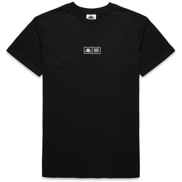 Koszulka Kappa Authentic Nuria. Czarne t-shirty sportowe Kappa, bez wzorów, bez ramiączek. Za 227.50 zł.