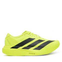 Buty do biegania adidas. Zielone buty do biegania Adidas, bez wzorów, bez zapięcia, do biegania. Za 699.99 zł.