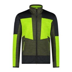 Polarowa kurtka turystyczna CMP. Zielone kurtki CMP, bez wzorów, z polaru, bez kaptura. Za 371.50 zł.