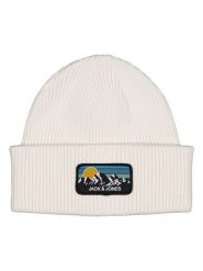 Jack & Jones Czapka beanie w kolorze białym rozmiar: onesize. Białe czapki zimowe Jack & Jones, bez wzorów, z bawełny. Za 65.85 zł.