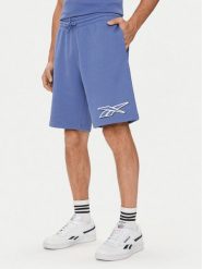 Reebok Szorty sportowe Vector Pack Ri Logo 100202404 Niebieski Regular Fit. Niebieskie krótkie spodenki sportowe Reebok, m, bez wzorów, z syntetyku. Za 69.99 zł.