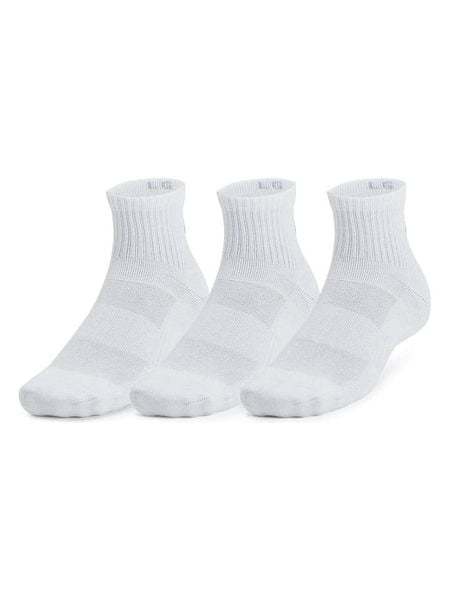 Under Armour Skarpety sportowe (3 pary) w kolorze białym rozmiar: XL. Białe skarpetki sportowe Under Armour, bez wzorów, z materiału. Za 63.20 zł.
