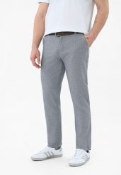 Materiałowe spodnie R-TONI. Eleganckie spodnie Volcano, na co dzień, l, z materiału, klasyczne. Za 199.99 zł.