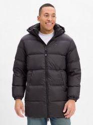 Tommy Jeans kurtka puchowa Mężczyźni czarny, M. Czarne kurtki Tommy Jeans, m, bez wzorów, z jeansu, bez kaptura. Za 1,299.95 zł.