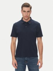 Calvin Klein Polo Supima LV04LB276G Granatowy Regular Fit. Niebieskie koszulki polo CALVIN KLEIN, m, bez wzorów, z bawełny, bez kołnierzyka, bez ramiączek. Za 349.99 zł.