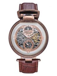 Heritor Zegarek automatyczny "Lincoln" w kolorze brązowym rozmiar: onesize. Brązowe, analogowe zegarki Heritor, ze stali. Za 587.99 zł.