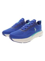 U.S. Polo Assn. Sneakersy "Tiger" w kolorze niebieskim rozmiar: 42. Niebieskie buty sportowe casual U.S. Polo Assn., bez wzorów, bez zapięcia. Za 201.55 zł.