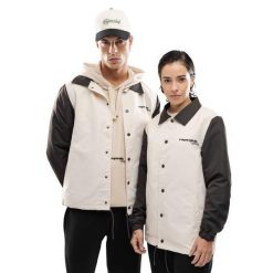 Męska kurtka Rayo Club Lifestyle Siroko RC Cancha Off-White. Białe kurtki SIROKO, m, bez wzorów, z materiału, bez kaptura. Za 240.00 zł.
