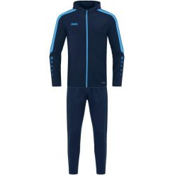Dres z kapturem Jako Power. Niebieskie szorty JAKO, m, bez wzorów, z dresówki, sportowe. Za 562.00 zł.