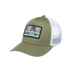 Czapka z daszkiem męska Quiksilver Riding Around Trucker. Zielone czapki z daszkiem Quiksilver, bez wzorów. Za 79.99 zł.
