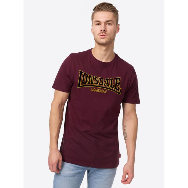 T-shirt o wąskim kroju Lonsdale Classic. Czerwone t-shirty sportowe Lonsdale, bez wzorów, bez ramiączek. Za 184.00 zł.