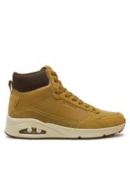 Skechers Sneakersy Stacre Mid 183013/WSK Brązowy. Brązowe buty sportowe casual Skechers, bez wzorów, ze skóry, bez zapięcia. Za 359.99 zł.