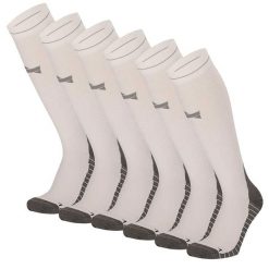 Skarpety kompresyjne do biegania Xtreme, 6 par, Multi Biały. Białe skarpety XTREME SOCKSWEAR, bez wzorów. Za 242.82 zł.
