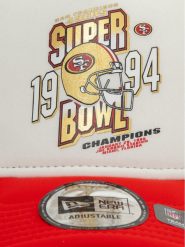New Era Czapka z daszkiem San Francisco 49Ers Superbowl 60595295 Biały. Białe czapki z daszkiem New Era, bez wzorów, z materiału. Za 99.99 zł.