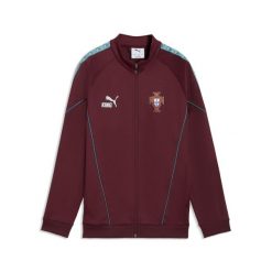 Młodzieżowa kurtka Portugalii KING Anthem PUMA. Czerwona kurtki Puma, m, bez wzorów, bez kaptura. Za 339.00 zł.