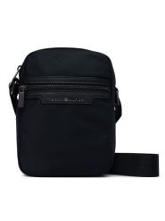 Tommy Hilfiger Saszetka Th Nylon Mini Reporter AM0AM14688 Czarny. Czarne torby na ramię Tommy Hilfiger, bez wzorów, z materiału, bez dodatków. Za 329.99 zł.