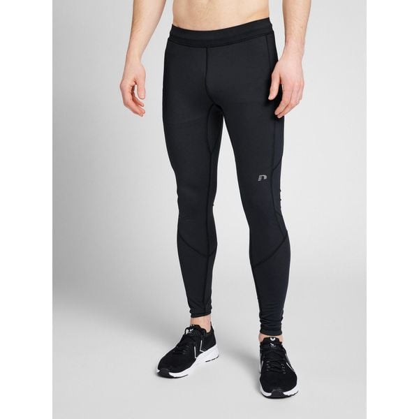 Długie legginsy Newline. Czarne legginsy długie sportowe Newline, m, bez wzorów, z dresówki, na fitness i siłownię. Za 286.50 zł.