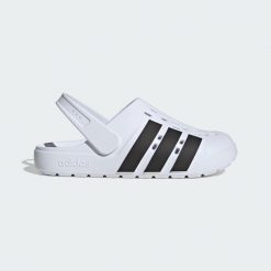 Klapki Adilette Clog 2.0. Białe klapki Adidas, z materiału. Za 199.00 zł.