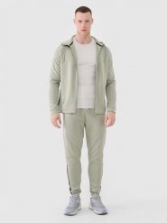 4F Spodnie treningowe szybkoschnące męskie - khaki XXL. Brązowe spodnie treningowe długie 4F, m, bez wzorów, z dresówki. Za 179.99 zł.