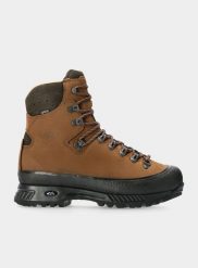 Buty trekkingowe męskie Hanwag Alaska Wide GTX. Brązowe buty turystyczne Hanwag, na zimę, bez wzorów, z gore-texu, przed kolano, bez zapięcia, trekkingowe, gore-tex. Za 1,425.20 zł.