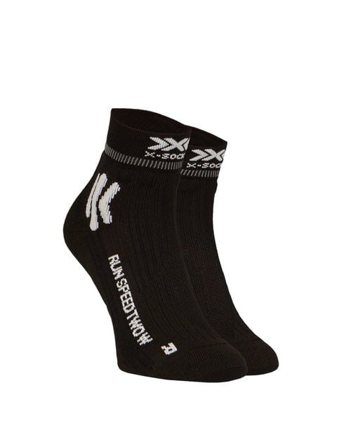 Skarpety biegowe X-Socks Run Speed Two 4.0. Czarne skarpety X-Socks, bez wzorów, z materiału. Za 65.00 zł.
