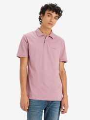 Levi's Koszulka polo w kolorze szaroróżowym rozmiar: L. Różowe koszulki polo Levi's®, l, bez wzorów, z bawełny, bez kołnierzyka, bez ramiączek. Za 136.45 zł.