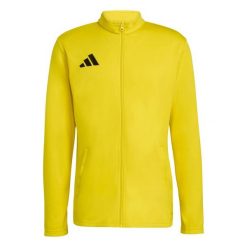 Bluza męska adidas Entrada 26 Track żółta JZ6588. Czarne kurtki treningowe Adidas, m, bez wzorów, z poliesteru, bez kaptura, na fitness i siłownię. Za 129.00 zł.