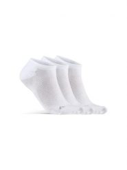 Craft Active Footies 3-Pack — oddychające stopki białe – White. Białe skarpety Craft, bez wzorów, z elastanu. Za 129.50 zł.