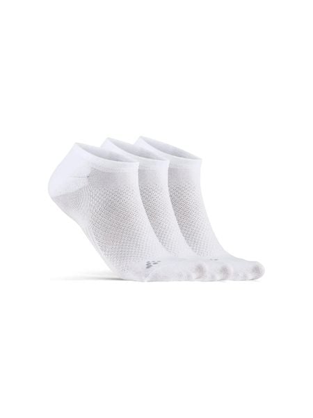 Craft Active Footies 3-Pack — oddychające stopki białe – White. Białe skarpety Craft, bez wzorów, z elastanu. Za 129.50 zł.
