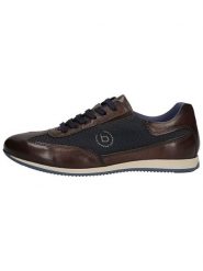 Bugatti Skórzane sneakersy w kolorze brązowym rozmiar: 43. Brązowe buty sportowe casual Bugatti, bez wzorów, z materiału, bez zapięcia. Za 170.47 zł.