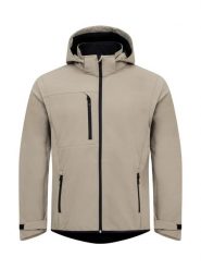 Clique Classic Softshell 2 in 1 Kurtka – Sand. Brązowe kurtki CLIQUE, xl, bez wzorów, z polaru. Za 375.16 zł.