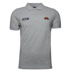 Koszulka Polo z krótkim rękawem Męska Ellesse SHS04475. Szare koszulki polo Ellesse, l, bez wzorów, bez kołnierzyka, bez ramiączek. W wyprzedaży za 98.99 zł.