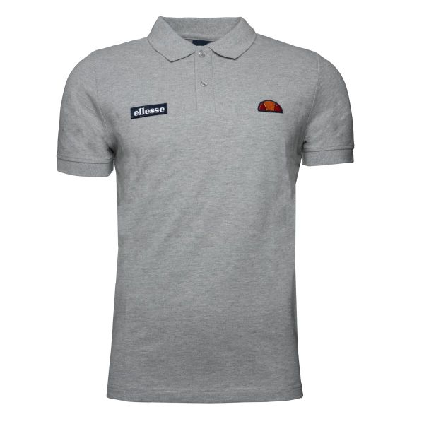 Koszulka Polo z krótkim rękawem Męska Ellesse SHS04475. Szare koszulki polo Ellesse, l, bez wzorów, bez kołnierzyka, bez ramiączek. Za 148.09 zł.