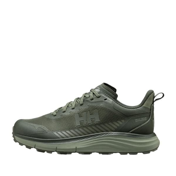 Buty trekkingowe Helly Hansen Stega HT. Zielone buty trekkingowe Helly Hansen, bez wzorów, bez zapięcia. Za 538.35 zł.