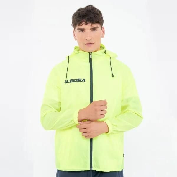 Kurtka Legea Cairo Dorosłych. Niebieskie kurtki przeciwdeszczowe Legea, m, bez wzorów, bez kaptura. W wyprzedaży za 84.50 zł.