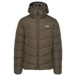 Męska Ocieplana Kurtka Varmi. Zielone kurtki Hi-tec, m, bez wzorów, z puchu, bez kaptura. Za 331.99 zł.