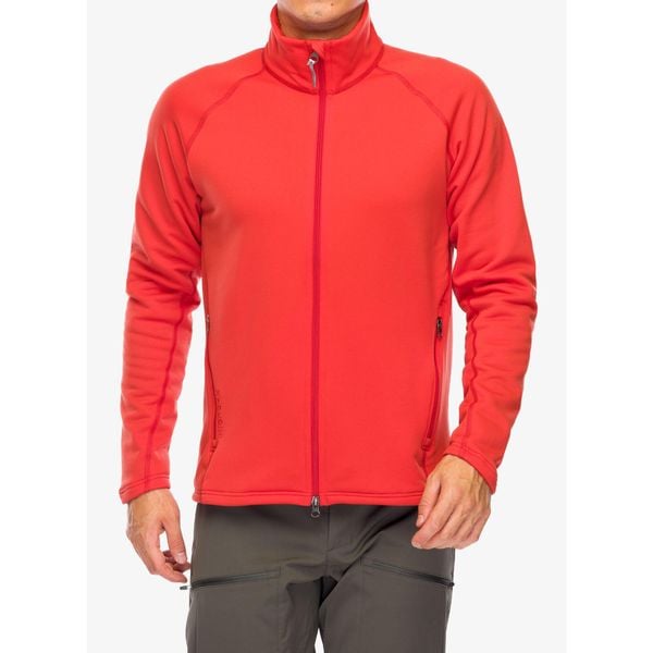 Kurtka polarowa męska Houdini Power Up Jacket. Czerwone kurtki Houdini, m, bez wzorów, z polaru, bez kaptura. Za 779.99 zł.