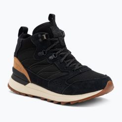 Buty turystyczne męskie Merrell Alpine 83 Sneaker Recraft Mid Wp. Czarne buty turystyczne Merrell, bez wzorów, bez zapięcia. Za 519.99 zł.