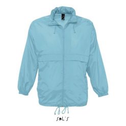 Windbreaker Sol's Surf. Niebieskie kurtki przeciwdeszczowe SOL'S, m, bez wzorów, bez kaptura. Za 123.50 zł.