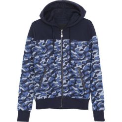 Niebieska Bluza Raw. Bluzy z kapturem marki Born2be. Za 29.99 zł.