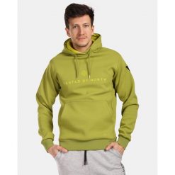 Męska bawełniana bluza z kapturem Kilpi TOMAR-M. Zielone bluzy Kilpi, m, bez wzorów, z bawełny, z kapturem. Za 318.77 zł.