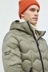 Superdry kurtka puchowa męska kolor zielony przejściowa. Zielone kurtki Superdry, m, bez wzorów, z puchu, bez kaptura. W wyprzedaży za 489.99 zł.