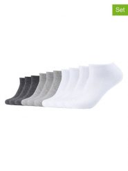 S.Oliver Skarpety (10 par) w kolorze antracytowo-biało-szarym rozmiar: 35-38. Białe skarpety S.Oliver, bez wzorów. Za 60.99 zł.